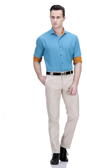 Buy Van Galis Fashion Wear Dark Brown and Brown Trousers For Men Pack Of -  2 Online @ ₹1689 from ShopClues