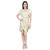 MansiCollections Women's Wrap Yellow Dress