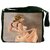 Snoogg Elegant Woman 2623 Digitally Printed Laptop Messenger  Bag