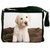 Snoogg Cute Puppy Digitally Printed Laptop Messenger  Bag