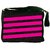 Snoogg Simple Pink 2905 Digitally Printed Laptop Messenger  Bag