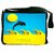 Snoogg Abstract Summer Background Designer Laptop Messenger Bag