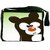 Snoogg Funny Cartoon Bear Designer Laptop Messenger Bag