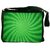 Snoogg Abstract Green Design Digitally Printed Laptop Messenger  Bag