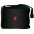 Snoogg Red Star Digitally Printed Laptop Messenger  Bag