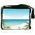 Snoogg Beach Side View Digitally Printed Laptop Messenger  Bag