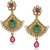 Vidhi Jewels Fancy Looking Golden Zinc Casting Combo Set of Earrings for Women VCOMBO104G