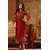 New Ayesha Red Designer Dress Material