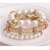 YouBella Presents L'amore Collection Pearl Studded Gold Plated Jewellery Bangle Bracelet for Girls and Women