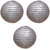 Skycandle Silver Paper Lantern Pack Of 3