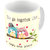 Little India Cream Color Designer Romantic Print Coffee Mug 747