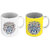 Designer Lion Printed Delightful Coffee Mug Pair 785