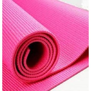 Buy Albio Yoga Mat Pink 6 Mm Thick Size 68x 24 Imported Anti Skid Non Slip Excercise Meditation Mat Online 600 From Shopclues