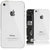 IPHONE 4S BACK GLASS PLATE/PANEL WITH ULTRA CLEAR GLOSSY SCREEN GUARD