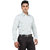 Men's Formal Shirt by Fluteman Cotton Blended White Plain Regular Fit Shirt FM1001