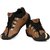 Clymb Men Black Brown Lace-up Casual Shoes