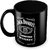 Tuelip Jack Daniel'S Classic Style Full Black Printed Tea And Coffee Ceramic Mug 350 Ml