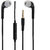 3.5MM Earphones With Mic Black Compatible With Gionee Marathon M4 By 7Case
