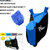 Ak Kart Black  Blue Bike Body Cover With Microfiber Vehicle Washing Hand Cloth For Hero Glamour