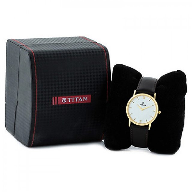 Titan Edge Analog Black Dial Men s Watch 1598WL01