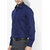 SSB DJ Navy Blue Solid Regular Fit Formal Shirt