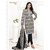 Shree Ganesh Unstitched Cotton Dress Material Black/White SG305