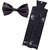 Loopa Y- Back Suspenders And Bow neck Tie for Men's Combo