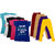 IndiWeaves Girls Cotton Leggings With T-Shirts(Pack of 4 Legging and 5 T-Shirts )Multi-ColouredPurpleYellow30