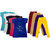 IndiWeaves Girls Cotton Leggings With T-Shirts(Pack of 4 Legging and 5 T-Shirts )Multi-ColouredPurpleYellow30