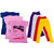 Indistar Girls Cotton Legging With T-Shirt(Pack of 4 Girls Leggings and 3 T-Shirt )BluePinkPinkPurpleWhiteRedYellow30