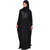 Astron India Abaya with Scarf Korean Lycra With Diamond Work Lace.