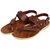 Nexa Men's Brown Velcro Sandals