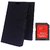 Wallet Mercury Flip Cover for Redmi 4 (BLACK) With SD CARD ADAPTER