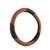 MP Car Steering Cover For Nissan Sunny Black-brown