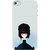 ifasho Cute Girl with Ribbon in Hair Back Case Cover for   5