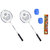 Cosco CB-885 Badminton Kit- ( 2 Racket, 2 Grip and Field King Shuttle Cock- Pack of 10 )