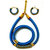 Beautiful Blue Thread Necklace Set