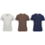 Urban Men's Round Neck TShirts Combo (Half White,Navy and Brown) - 2014 UMRN-501