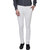 Variksh White Color Cotton Casual Slim fit Trouser for men's