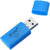 VJOY CR-103 Card Reader (Blue) (Single Format for MicroSD Cards, Plug  Play Type with LED Indicators) USB V2.1  V1.1 Card Reader