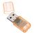 VJOY CR-246 Card Reader (Orange) (Single Format for MicroSD Cards, Plug  Play Type with LED Indicators) USB V2.1  V1.1 Card Reader