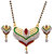 Fashion Frill Traditional Mangalsutra with Matching Earring