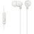 Sony MDR-EX15APWITH MIC  Wired Headphones(White) WITH 6 MONTH SONY INDIA WARRANTY