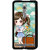 ifasho Cute Girl with bag and Small Cat Back Case Cover for Asus Zenfone 2