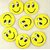 50Pcs Smile Face Badge Pin Button broochs Smiley face smile open eyes fun pin badge smiling Kids gift Cute Waiter Act Loving