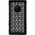 ifasho Animated Pattern design black and white flower in royal style Back Case Cover for Nokia 830