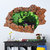 Decor kafe brick hulk front 1 3d Art sticker