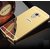 Lenovo Vibe K4 Note Case Cover, Luxury Metal Bumper +  Acrylic Mirror Back Cover Case For Lenovo Vibe K4 Note- Gold