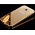 Samsung Galaxy J7 Case Cover, Luxury Metal Bumper +  Acrylic Mirror Back Cover Case For Samsung Galaxy J7 - Gold