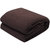 K Decor Plain Double Bed Fleece Blanket (BLK-002)